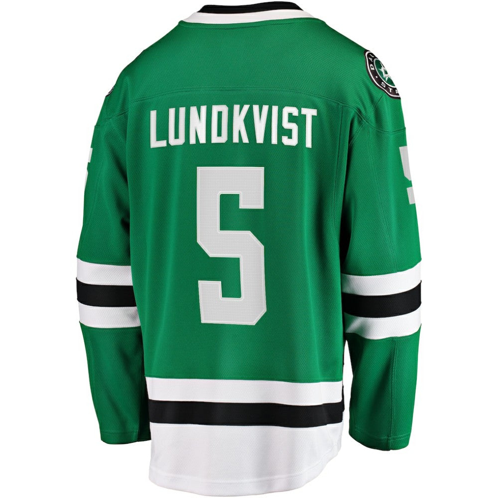 Nils Lundkvist Dallas Stars - Fanatics Home Premier Breakaway Player Jersey Kelly Green