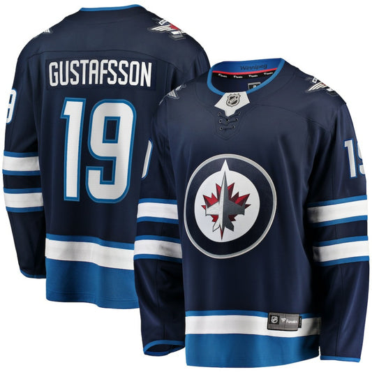David Gustafsson Winnipeg Jets Fanatics Home Premier Breakaway Player Jersey - Navy | NHL Jerseys