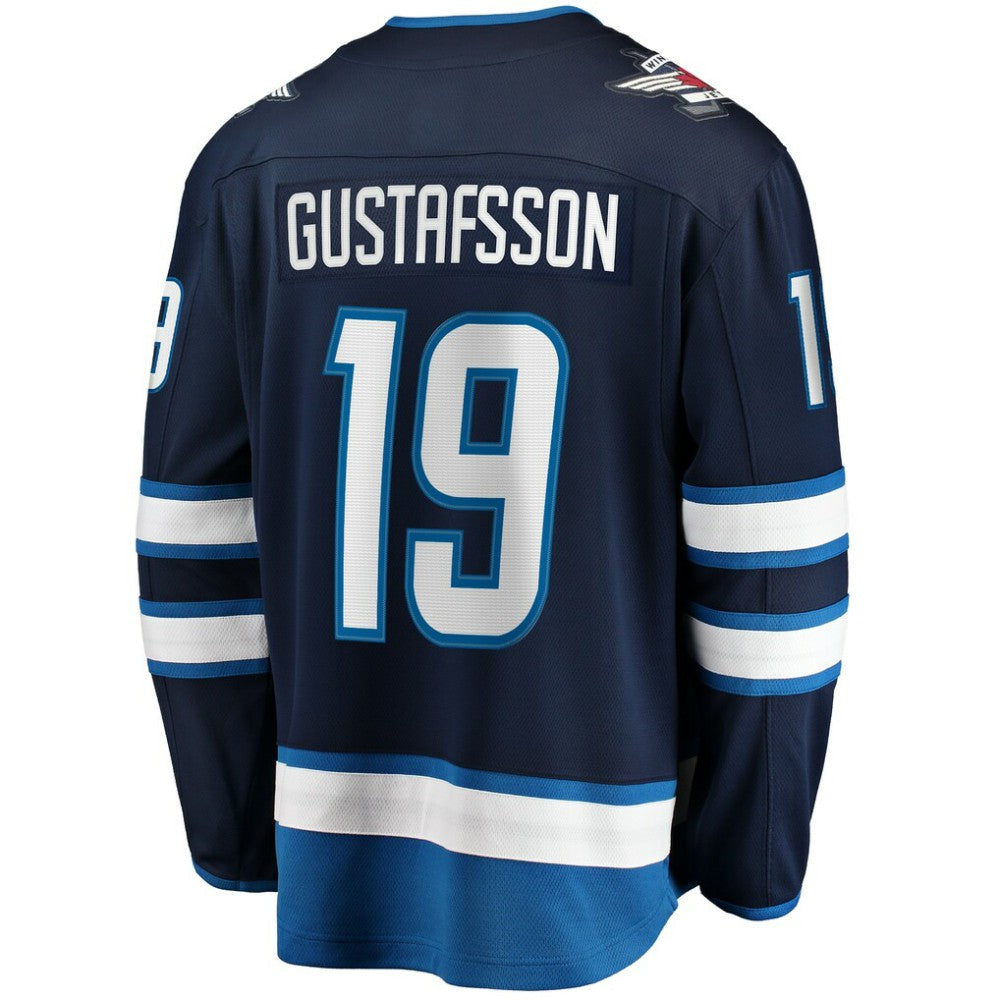 David Gustafsson Winnipeg Jets Fanatics Home Premier Breakaway Player Jersey - Navy | NHL Jerseys