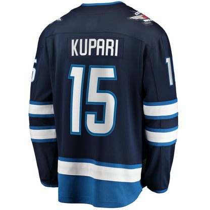 Rasmus Kupari Winnipeg Jets Fanatics Home Premier Breakaway Player Jersey - Navy | NHL Jerseys