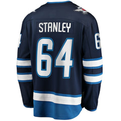 Logan Stanley Winnipeg Jets - Fanatics Home Premier Breakaway Player Jersey Navy