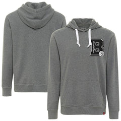 NBA - Brooklyn Nets Sportiqe Unisex Varsity Collection Blake Pullover Hoodie - Heather Gray