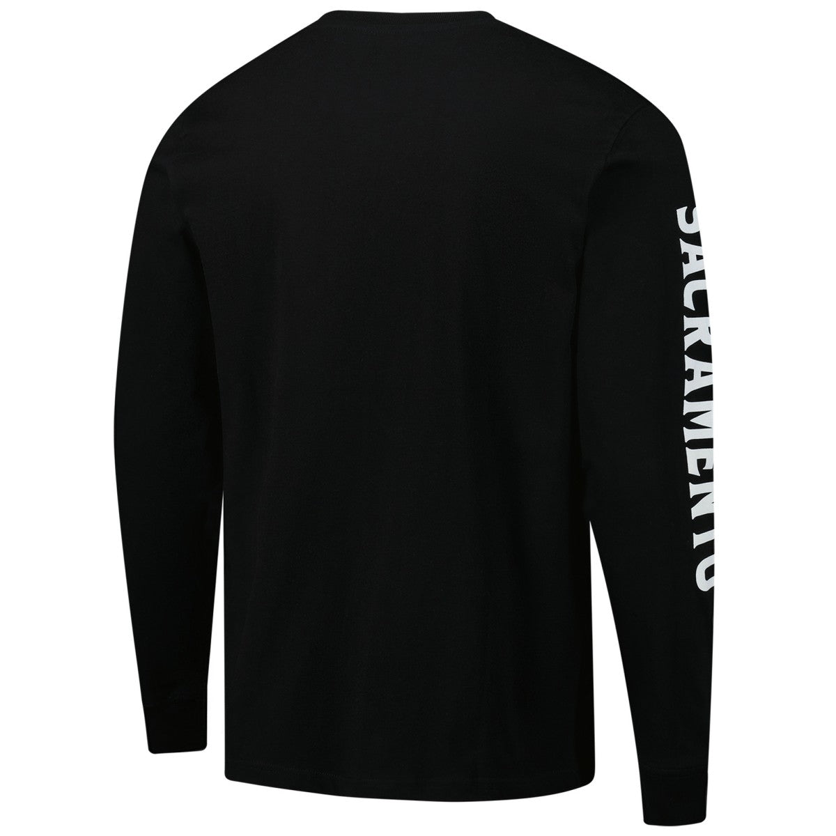 NBA - Sacramento Kings Sportiqe Unisex Wales Heavyweight Pocket Long Sleeve T-Shirt - Black