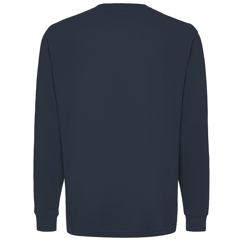 NBA - Philadelphia 76ers Sportiqe Unisex Wales Heavyweight Pocket Long Sleeve T-Shirt - Navy