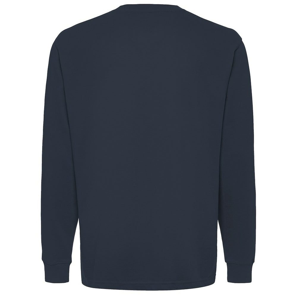 NBA - Philadelphia 76ers Sportiqe Unisex Wales Heavyweight Pocket Long Sleeve T-Shirt - Navy