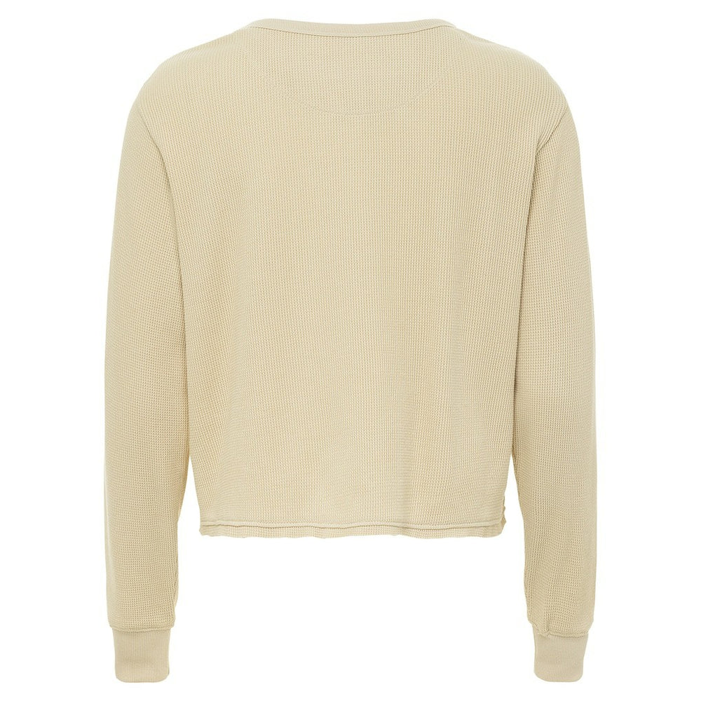 NBA - Philadelphia 76ers Sportiqe Unisex High Country Collection Cullen Waffle Knit Long Sleeve T-Shirt - Cream