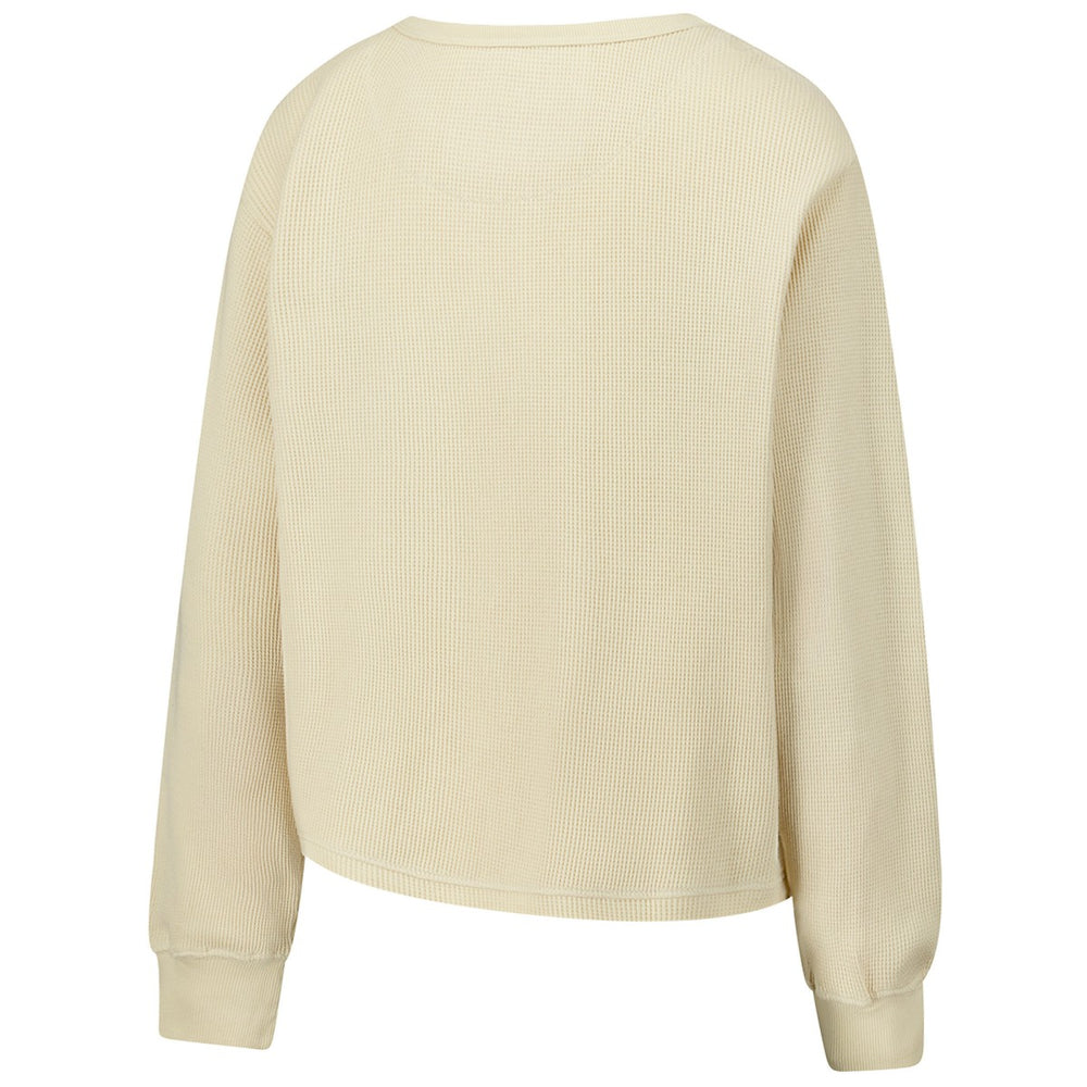 NBA - Milwaukee Bucks Sportiqe Unisex High Country Collection Cullen Waffle Knit Long Sleeve T-Shirt - Cream