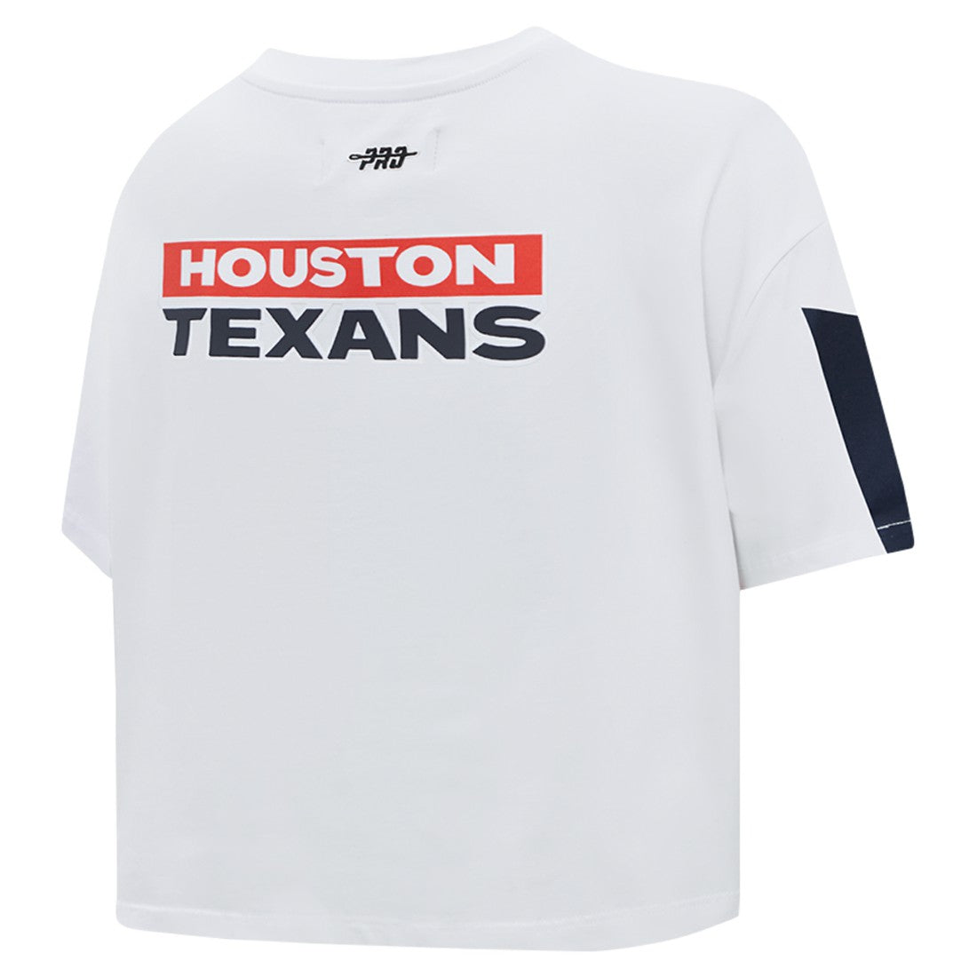 Houston Texans Pro Standard Women's Away Cropped Boxy T-Shirt White - NFL