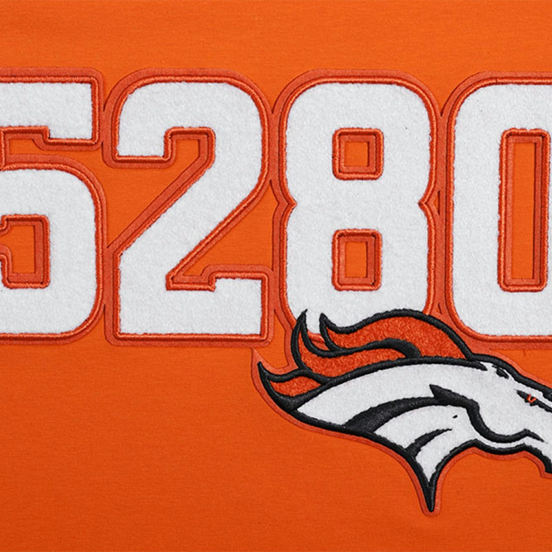 Denver Broncos Pro Standard Frozen Single Jersey T-Shirt Orange - NFL