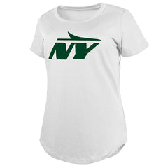 New York Jets New Era Women's NY Logo T-Shirt White - NFL