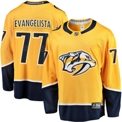 Luke Evangelista Nashville Predators - Fanatics Premier Breakaway Player Jersey Gold
