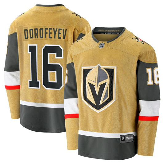 Pavel Dorofeyev Vegas Golden Knights Fanatics Premier Breakaway Player Jersey - Gold | NHL Jerseys