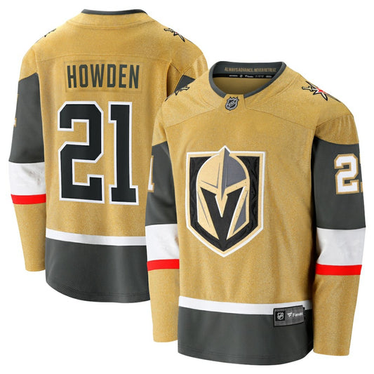 Brett Howden Vegas Golden Knights Fanatics Home Premier Breakaway Player Jersey - Gold | NHL Jerseys