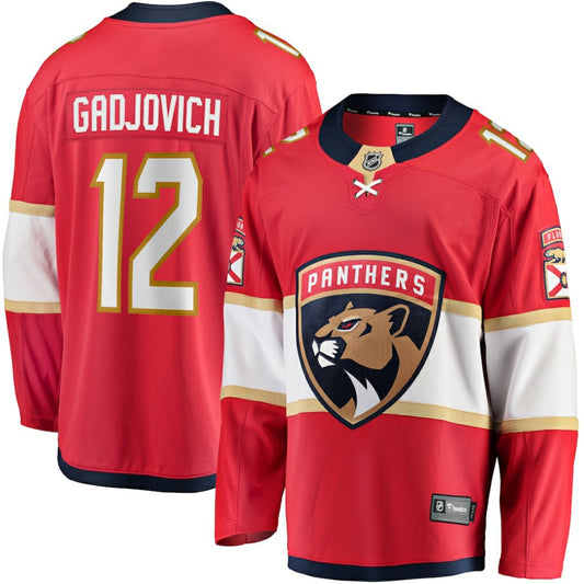 Jonah Gadjovich Florida Panthers Fanatics Premier Breakaway Player Jersey - Red | NHL Jerseys
