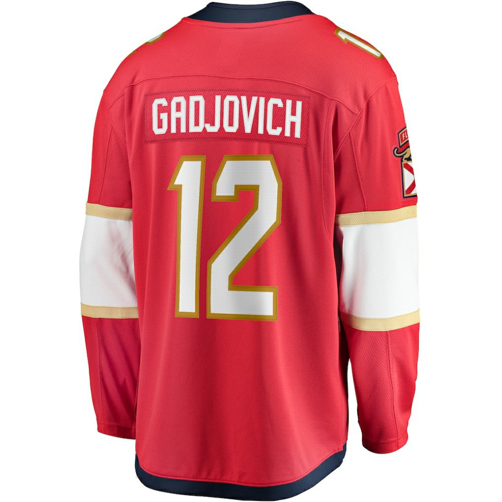Jonah Gadjovich Florida Panthers Fanatics Premier Breakaway Player Jersey - Red | NHL Jerseys