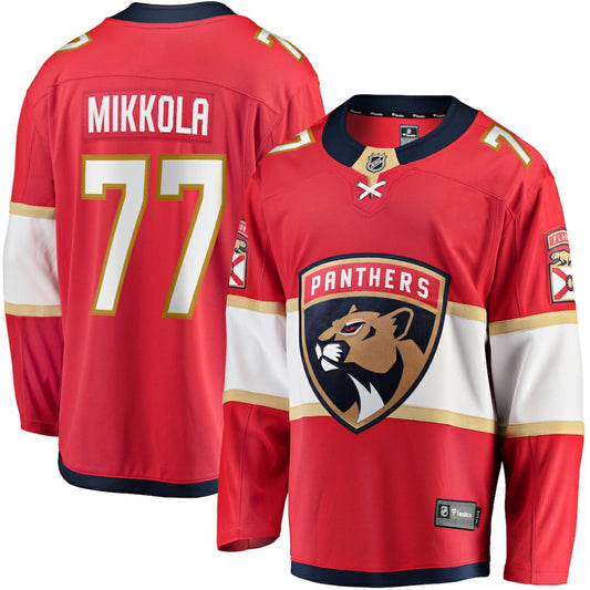 Niko Mikkola Florida Panthers Fanatics Premier Breakaway Player Jersey - Red | NHL Jerseys