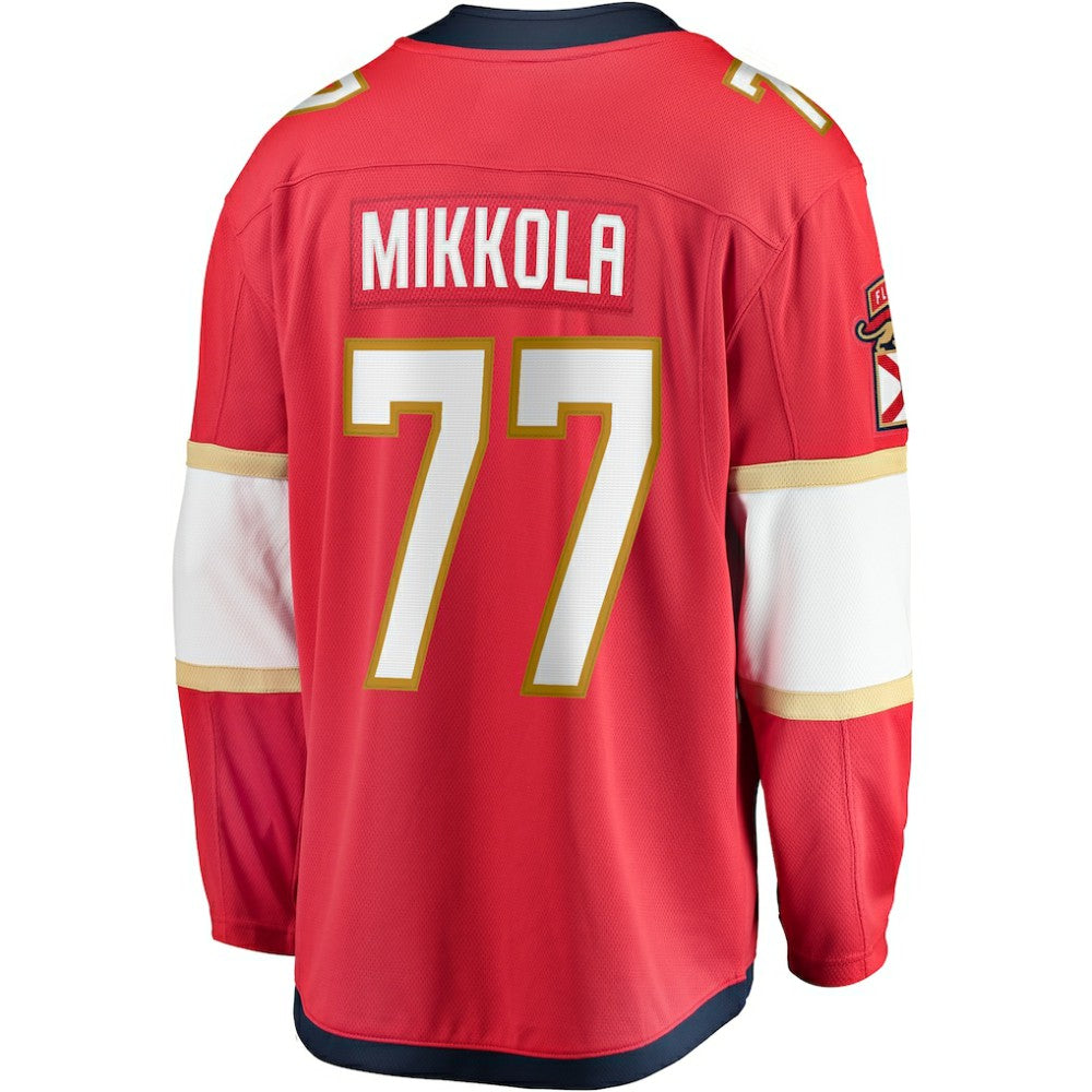 Niko Mikkola Florida Panthers Fanatics Premier Breakaway Player Jersey - Red | NHL Jerseys