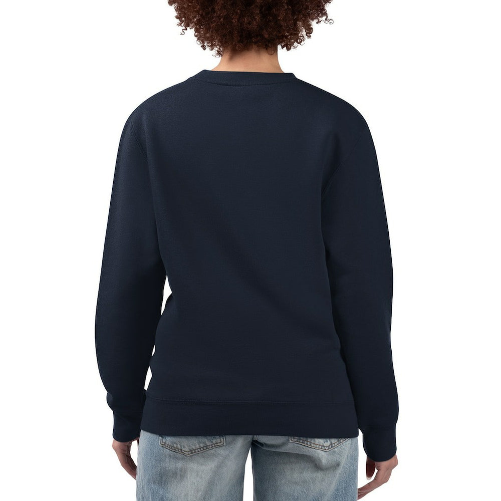 Denver Broncos G-III 4Her by Carl Banks Women's Football Logo Graphic Fleece Tri-Blend Pullover Sweatshirt Navy - NFL