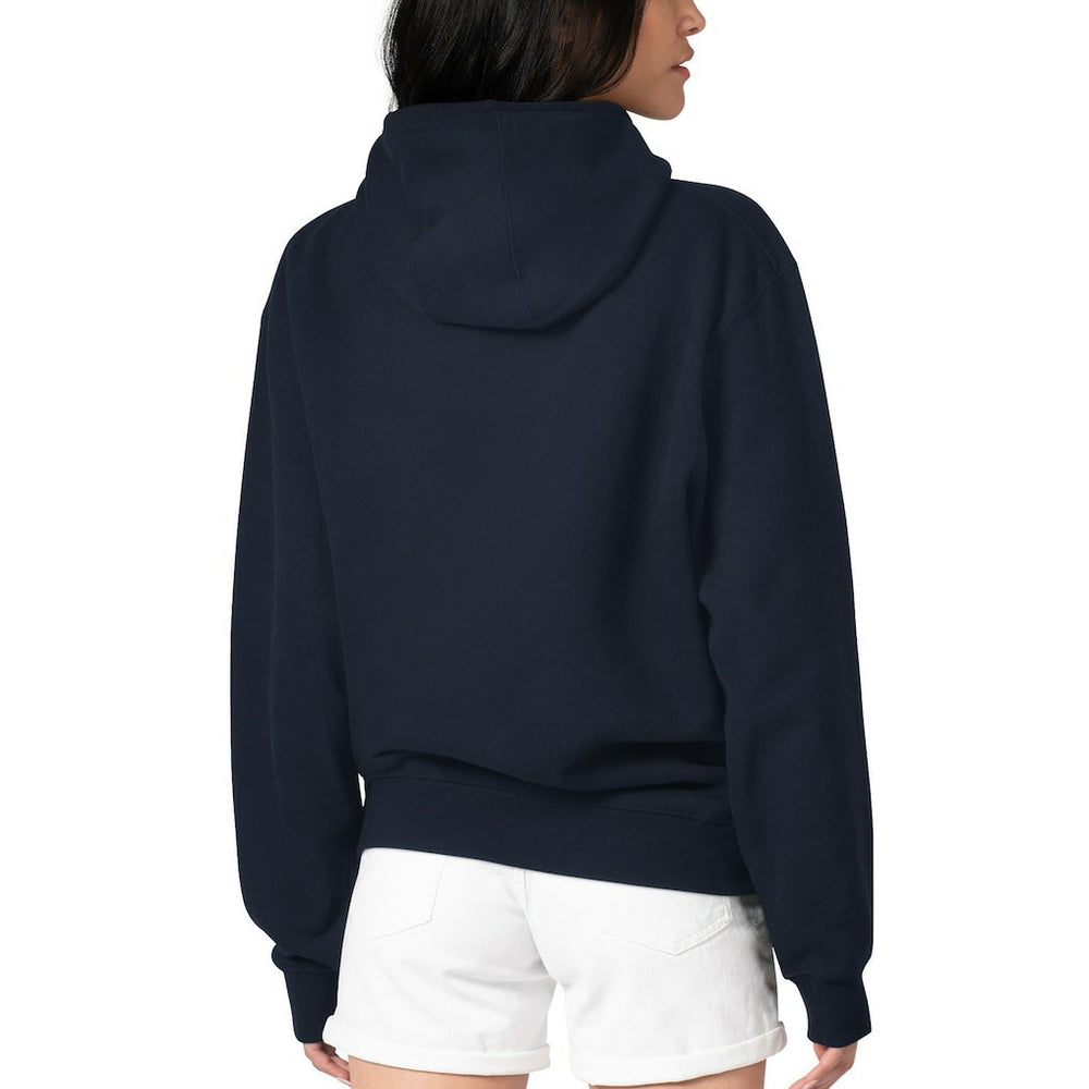 Seattle Seahawks G-III 4Her by Carl Banks Women's Football Logo Fleece Tri-Blend Pullover Hoodie Navy - NFL