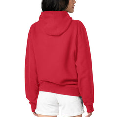 Buffalo Bills G-III 4Her by Carl Banks Women's Football Logo Fleece Tri-Blend Pullover Hoodie Red - NFL
