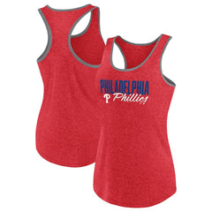 Philadelphia Phillies Profile Women's Plus Size Racerback Tank Top Clearance