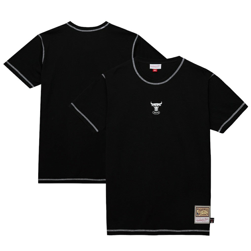 Mitchell & Ness - Chicago Bulls Hardwood Classics Contrast 2K Graphic T-Shirt - Black
