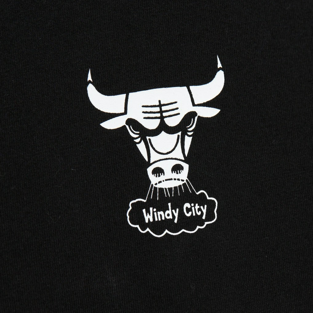 Mitchell & Ness - Chicago Bulls Hardwood Classics Contrast 2K Graphic T-Shirt - Black