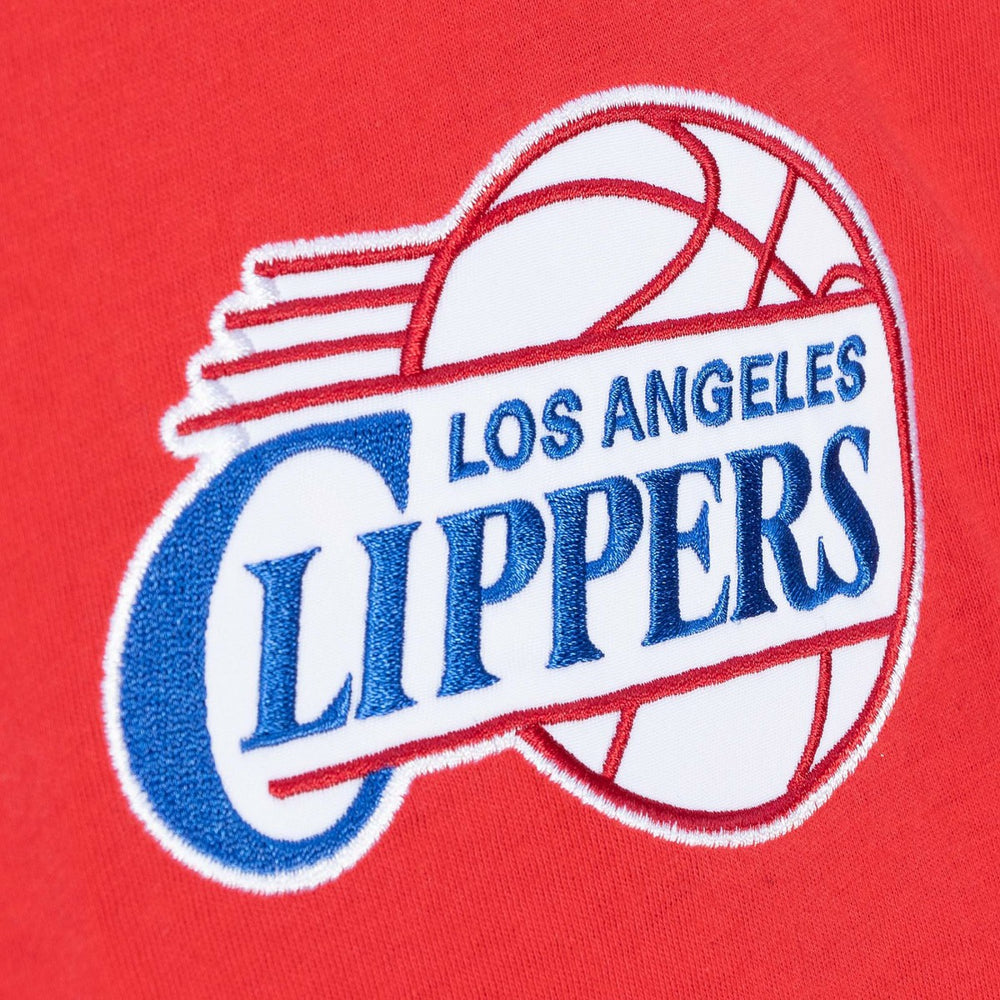 Mitchell & Ness - LA Clippers Play By Play 2.0 T-Shirt - Royal/Red
