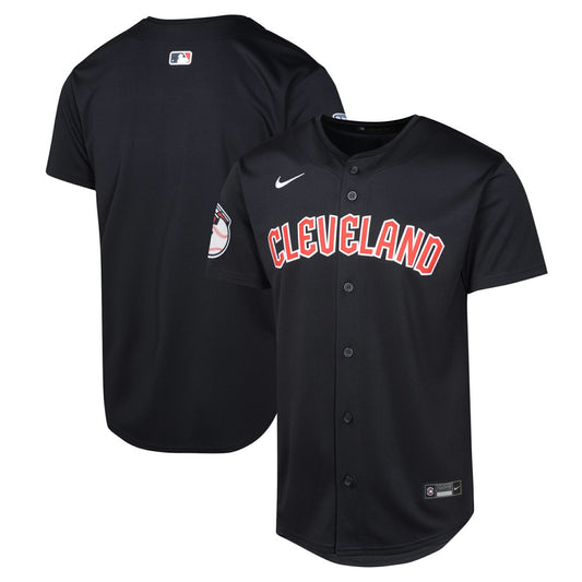 Cleveland Guardians Nike Youth Alternate Limited Jersey - Navy | MLB Jerseys