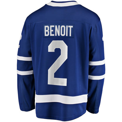 Simon Benoit Toronto Maple Leafs Fanatics Home Premier Breakaway Player Jersey - Blue | NHL Jerseys