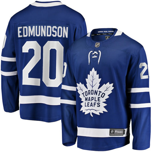 Joel Edmundson Toronto Maple Leafs Fanatics Home Premier Breakaway Player Jersey - Blue | NHL Jerseys