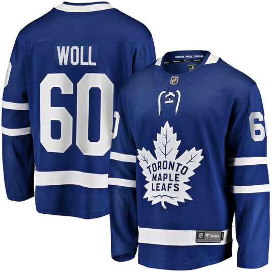 Joseph Woll Toronto Maple Leafs Fanatics Home Premier Breakaway Player Jersey - Blue | NHL Jerseys