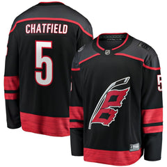 Jalen Chatfield Carolina Hurricanes - Fanatics Home Premier Breakaway Player Jersey Black