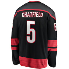 Jalen Chatfield Carolina Hurricanes - Fanatics Home Premier Breakaway Player Jersey Black