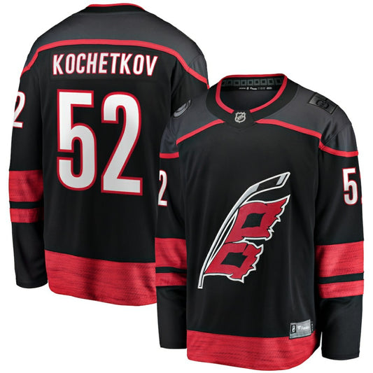 Pyotr Kochetkov Carolina Hurricanes Fanatics Home Premier Breakaway Player Jersey - Black | NHL Jerseys