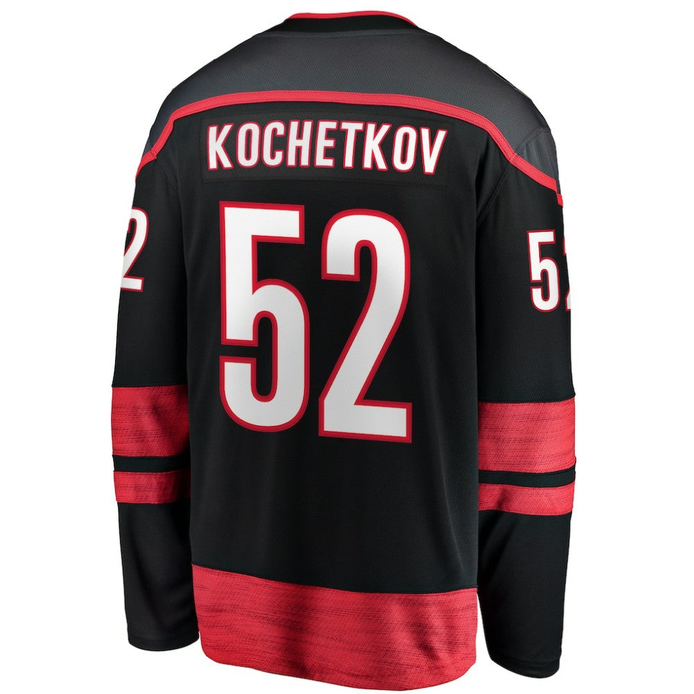 Pyotr Kochetkov Carolina Hurricanes Fanatics Home Premier Breakaway Player Jersey - Black | NHL Jerseys