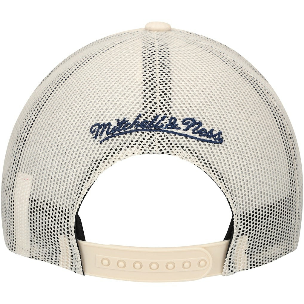 Mitchell & Ness - New Orleans Pelicans Trucker Adjustable Hat - Cream