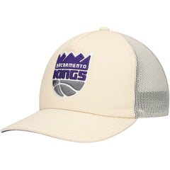 Mitchell & Ness - Sacramento Kings Trucker Adjustable Hat - Cream