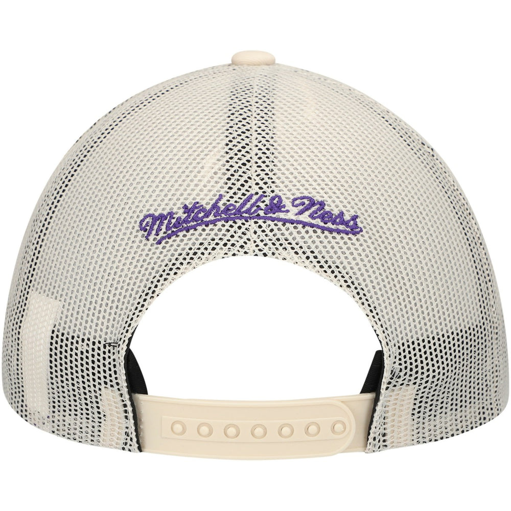 Mitchell & Ness - Sacramento Kings Trucker Adjustable Hat - Cream