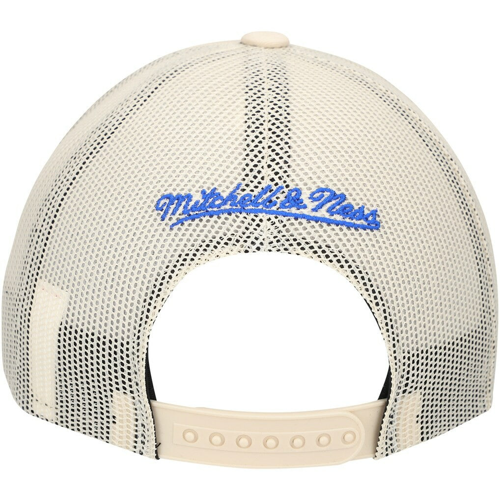 Mitchell & Ness - Dallas Mavericks Trucker Adjustable Hat - Cream