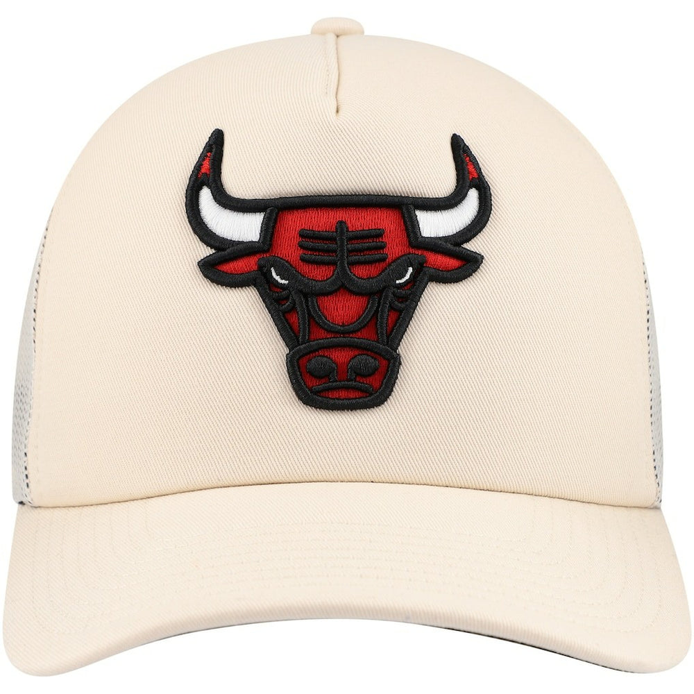 Mitchell & Ness - Chicago Bulls Trucker Adjustable Hat - Cream
