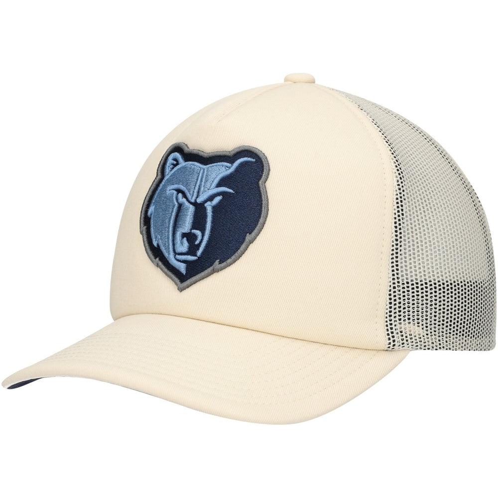 Mitchell & Ness - Memphis Grizzlies Trucker Adjustable Hat - Cream