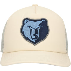 Mitchell & Ness - Memphis Grizzlies Trucker Adjustable Hat - Cream