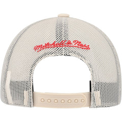 Chicago Blackhawks Mitchell & Ness Foam Front Trucker Adjustable Hat Cream