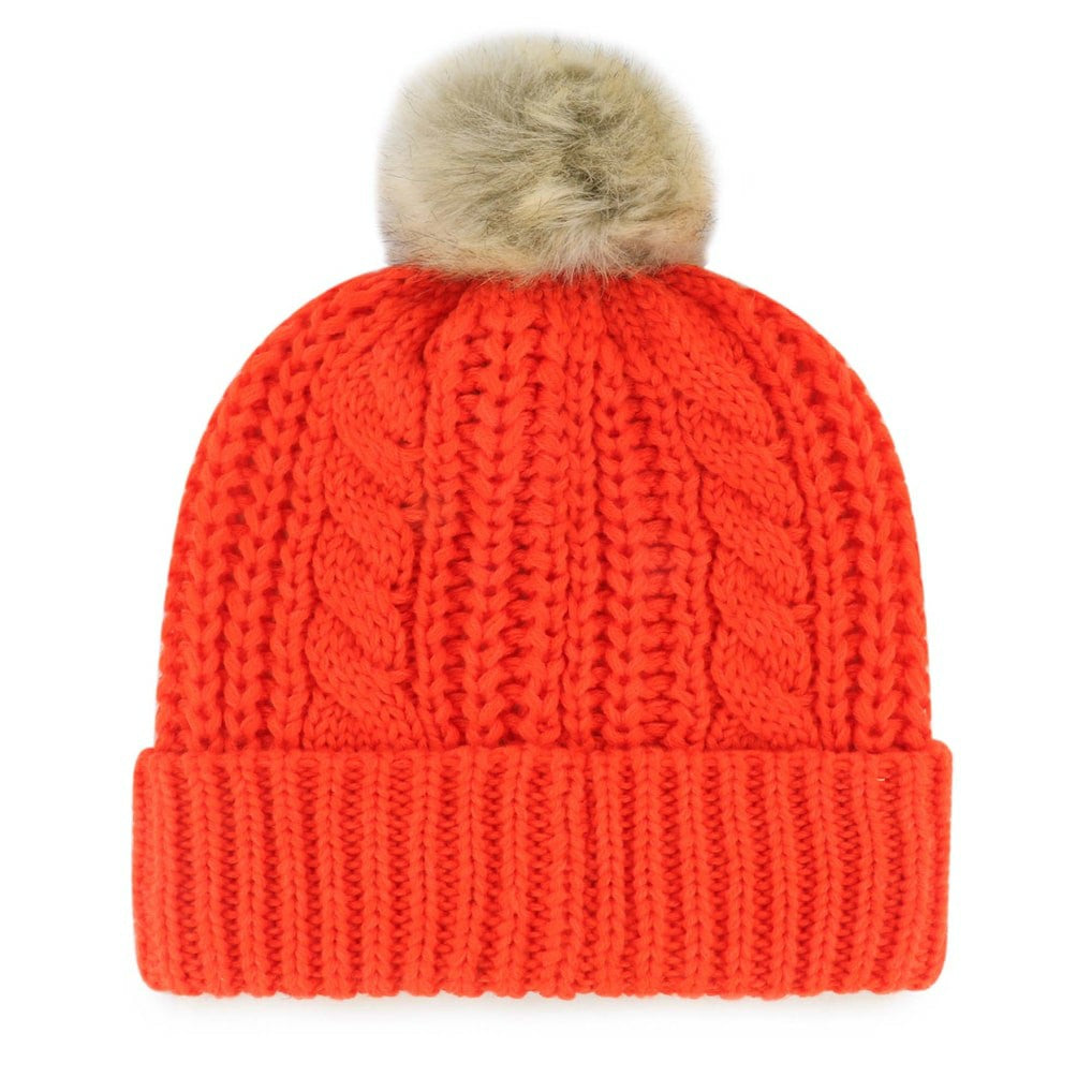 Cleveland Browns '47 Women's Meeko Cuffed Knit Hat with Pom Orange - 47 brand