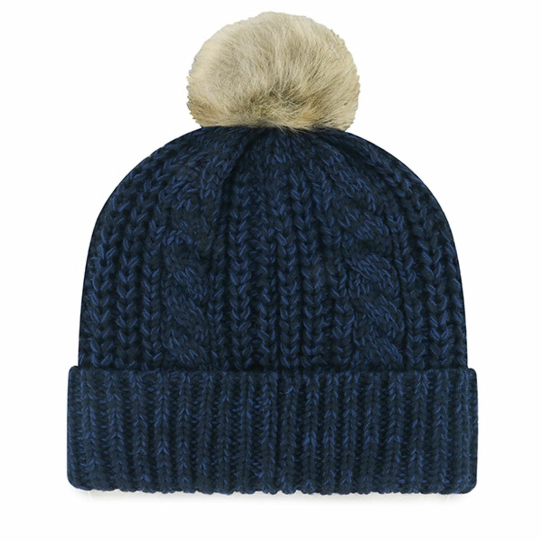 Houston Texans '47 Women's Meeko Cuffed Knit Hat with Pom Navy - 47 brand