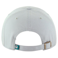 Miami Dolphins '47 Team Clean Up Adjustable Hat Gray - 47 brand