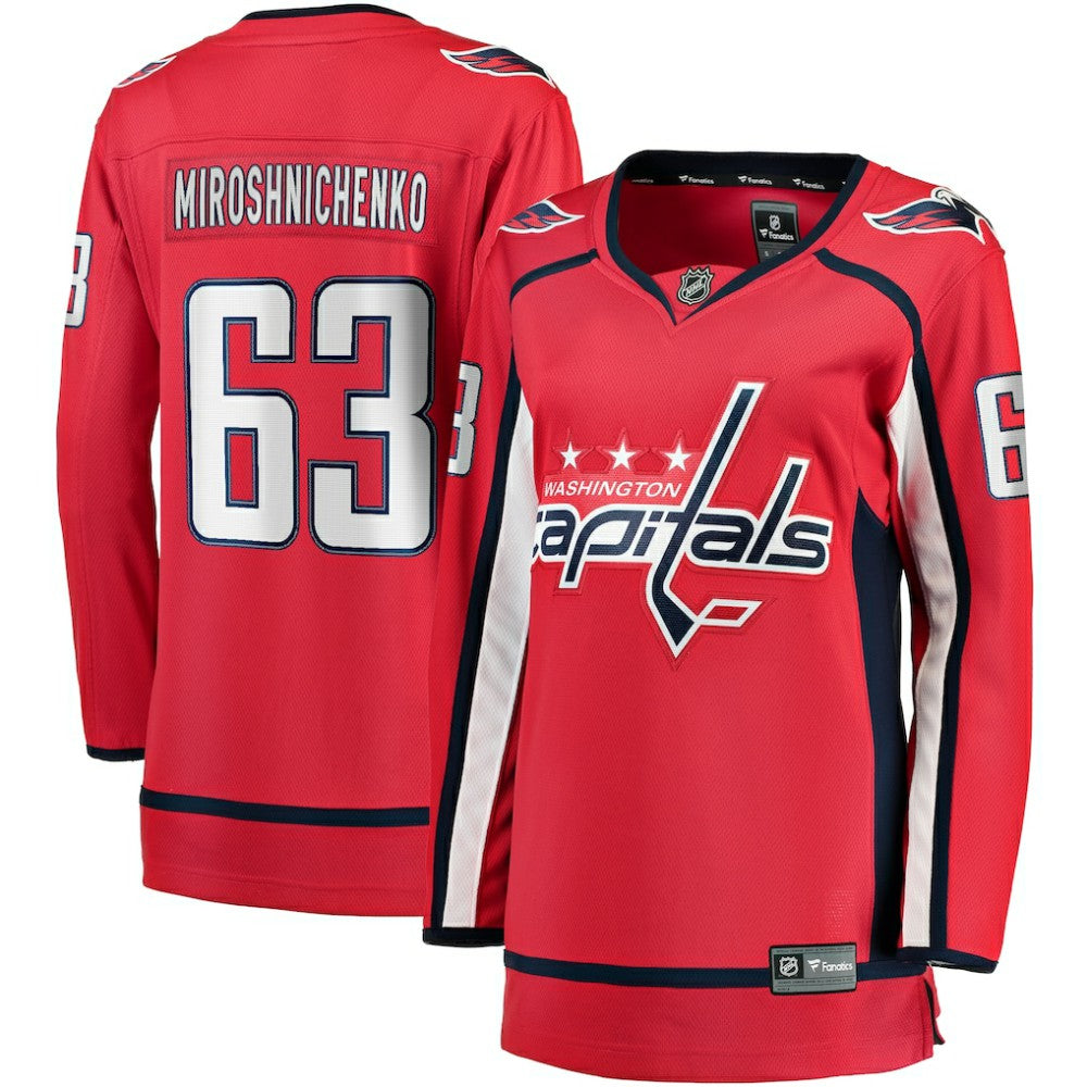 Ivan Miroshnichenko Washington Capitals Fanatics Women's Breakaway Jersey - Red | NHL Jerseys