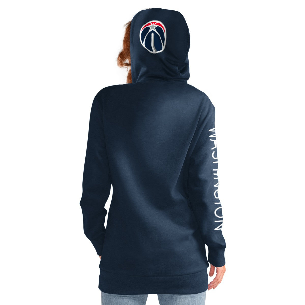 NBA - Washington Wizards G-III 4Her by Carl Banks Women's Base Coach Pullover Hoodie - Navy