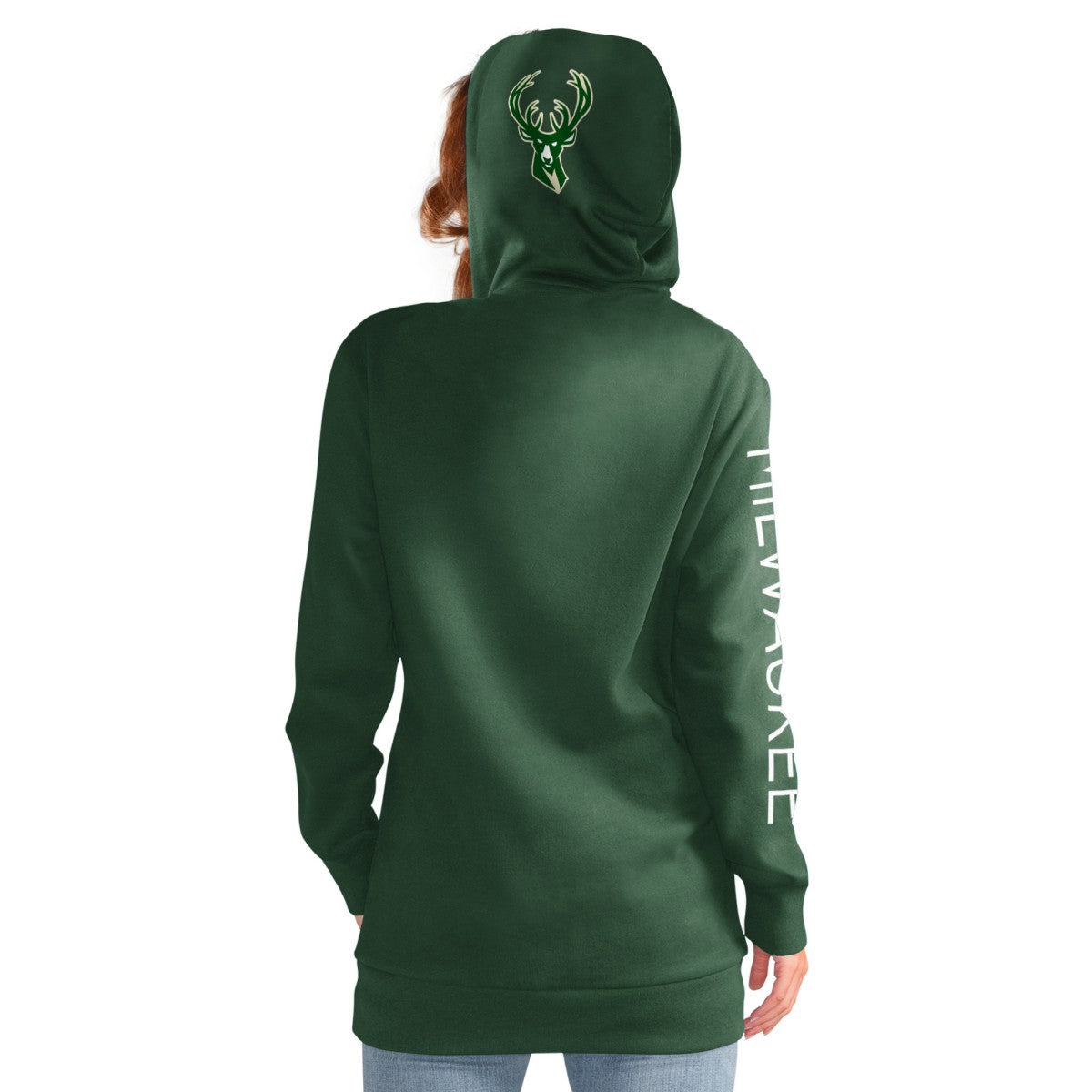 NBA - Milwaukee Bucks G-III 4Her by Carl Banks Women's Base Coach Pullover Hoodie - Green
